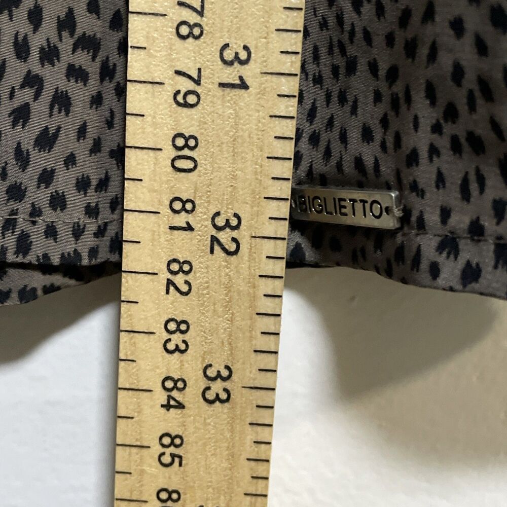 Biglietto Women's Animal Print Dress Pockets Short Sleeve Size Medium Casual - Picture 6 of 8